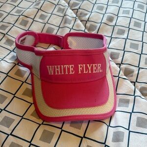 Pink and Cream Women's Visor